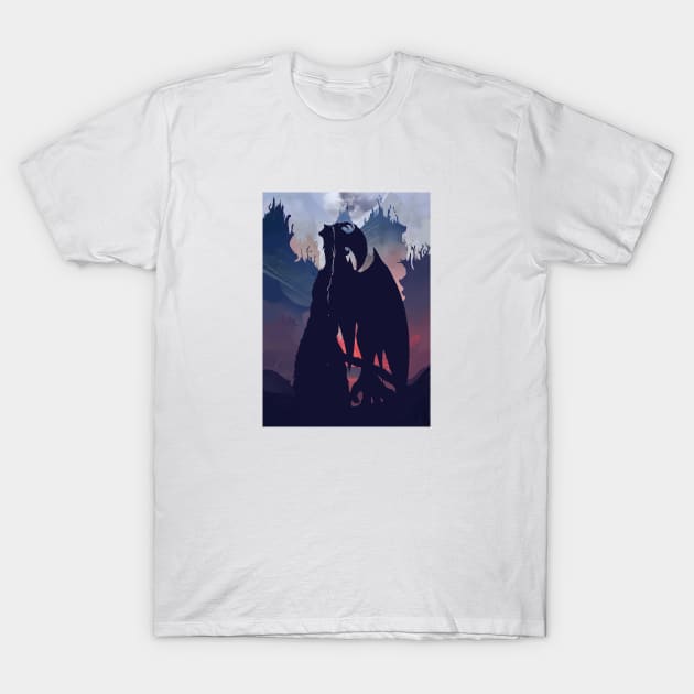 Devilman Cry Baby - Minimalist T-Shirt by The Artz